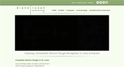 Desktop Screenshot of dianeroseninteriors.com